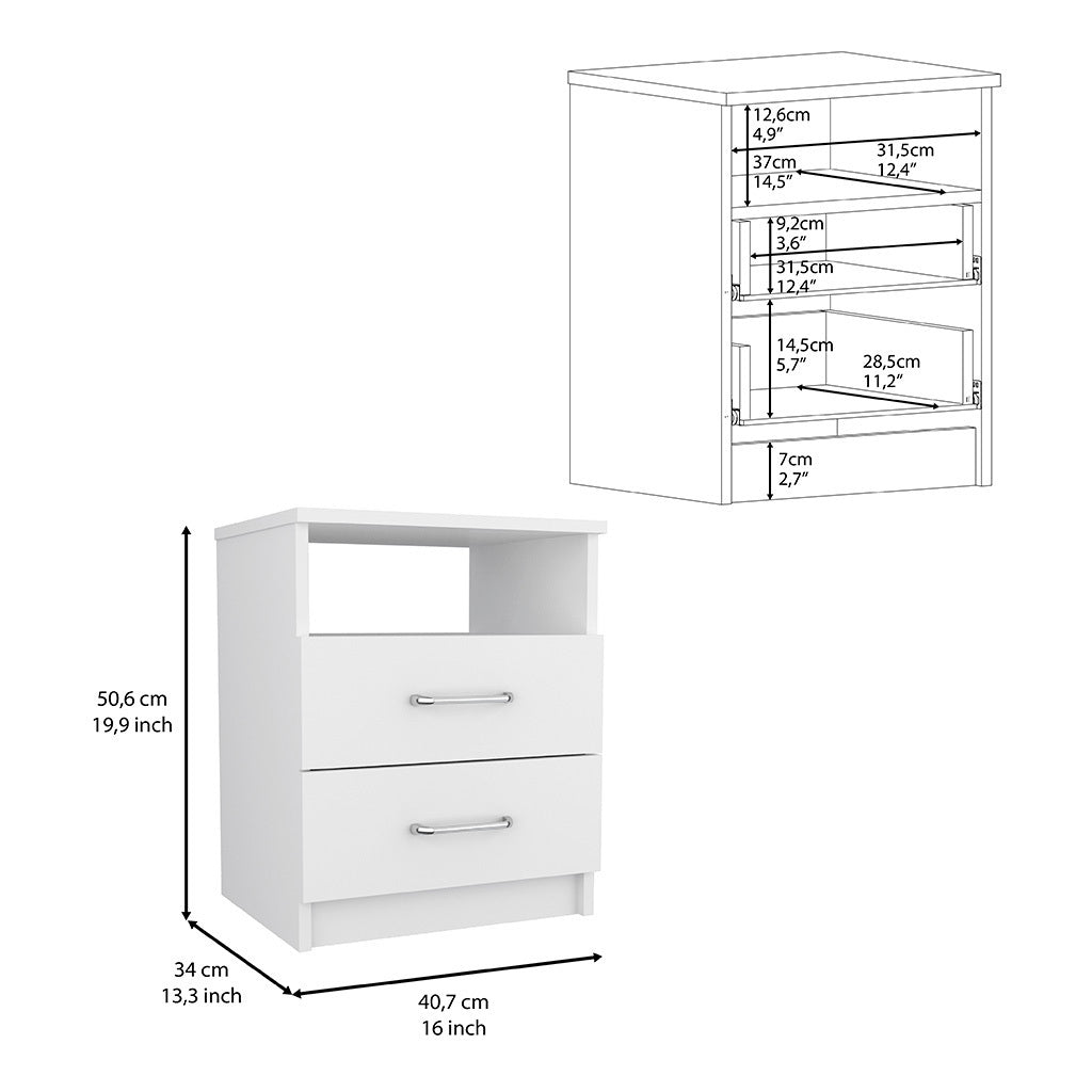 Olienza Nightstand - White