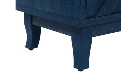 Wave Sideboard Cabinet - Navy Blue