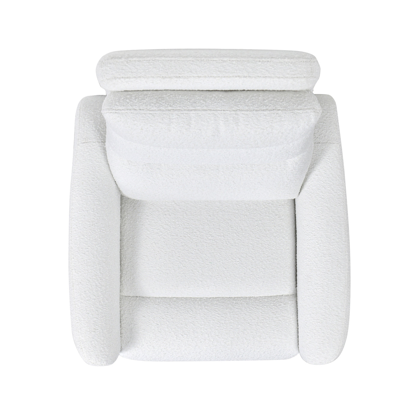 Bloomy High-Back Power Recliner Motion Chair - White