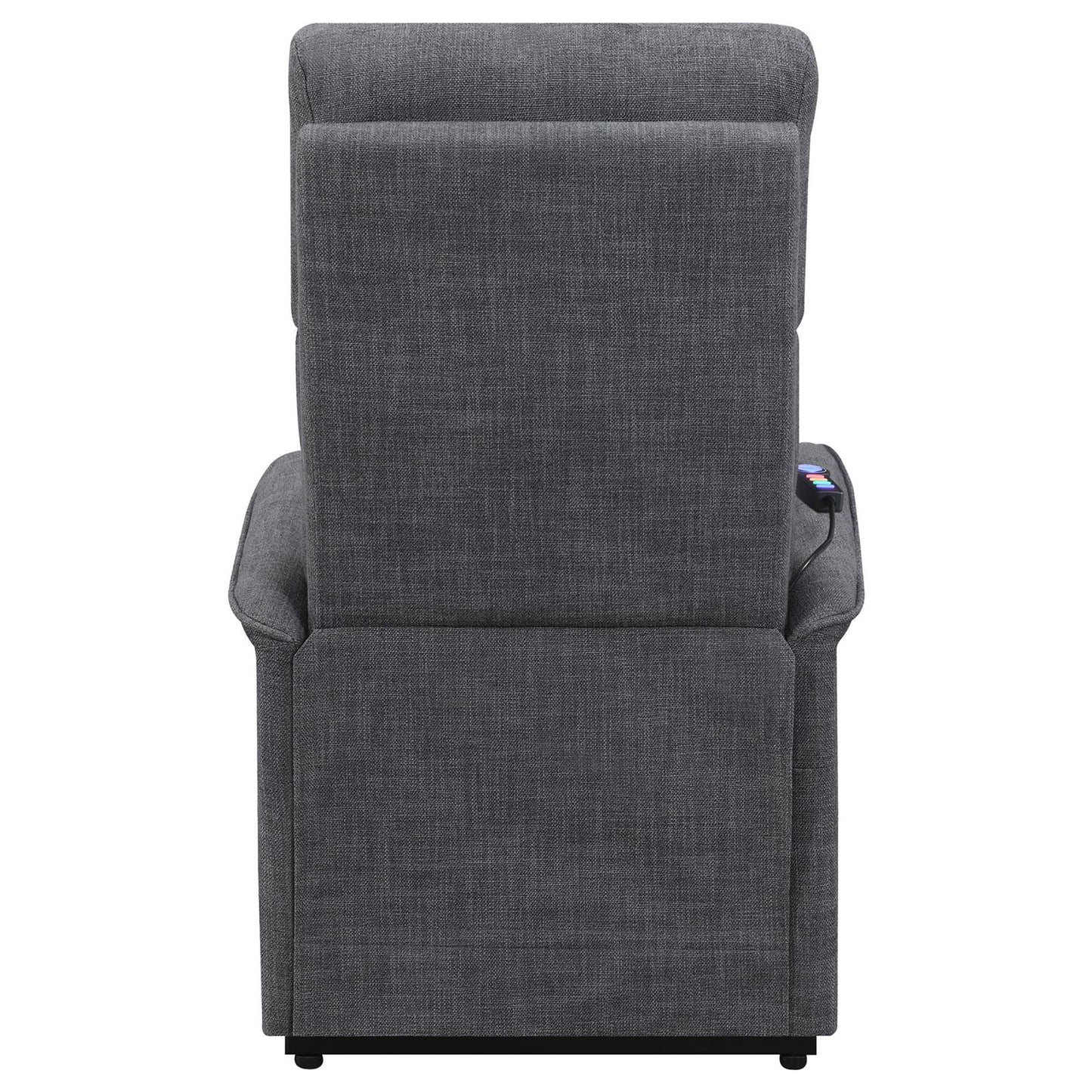 Morgan Power Lift Recliner with Massage Function - Charcoal