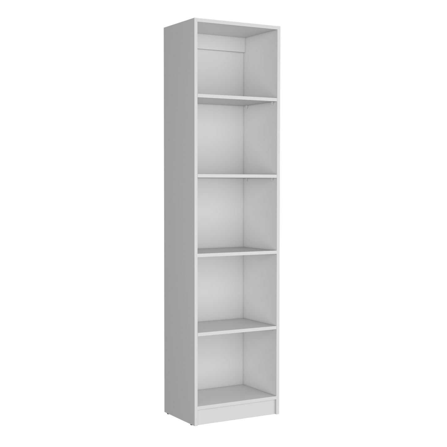 Kris Bookcase with 5-Tier Shelves - White