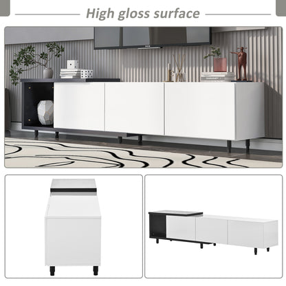 Legend Stylish TV Stand Cabinet - White