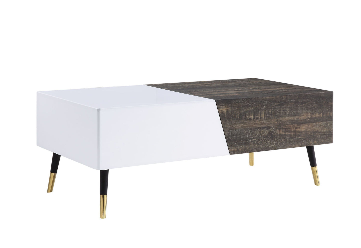 Orion Rustic Coffee Table - White