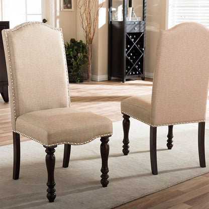 Harrington Fabric Upholstered Dining Chairs (Set of 2)