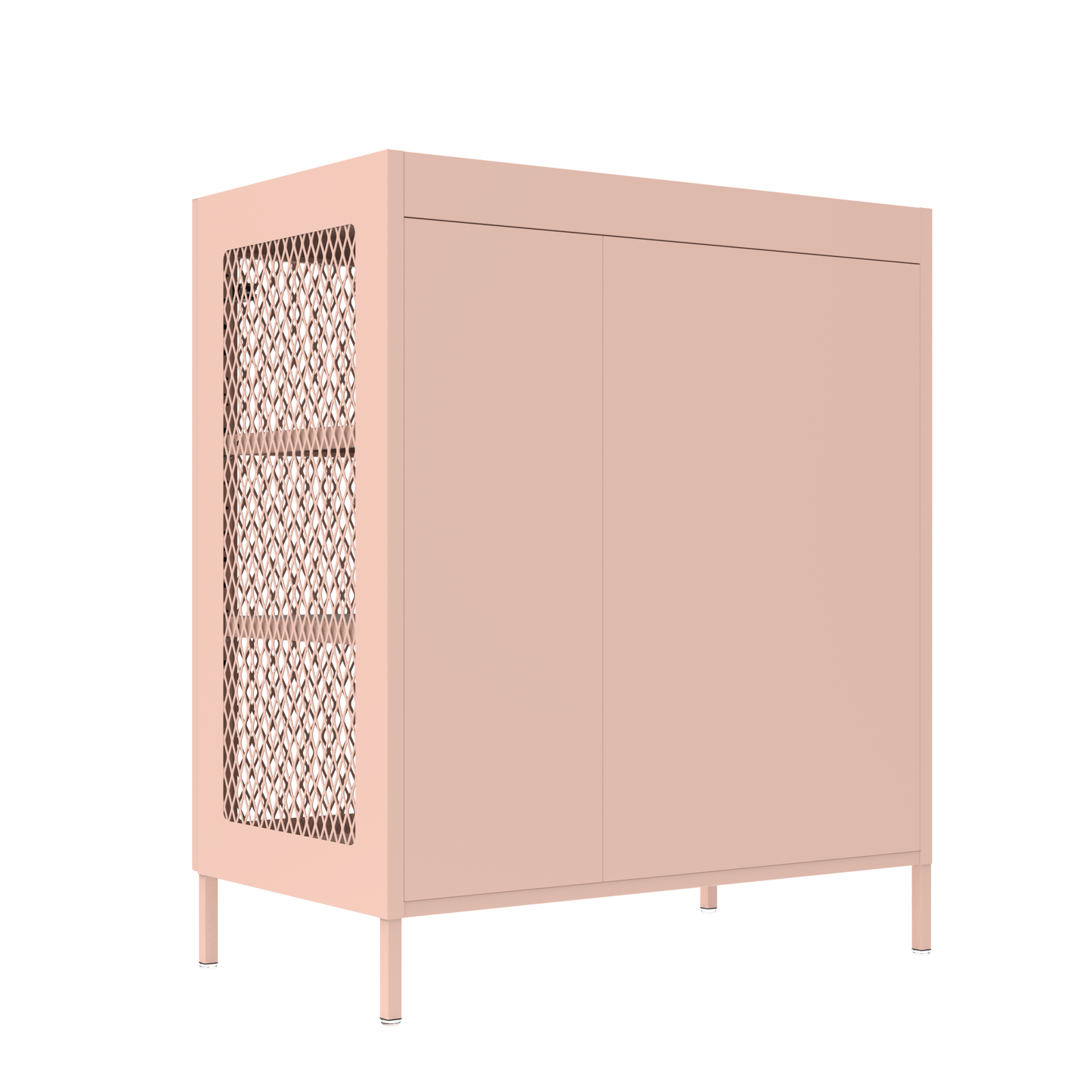 Lynn Metal Sideboard Cabinet - Pink