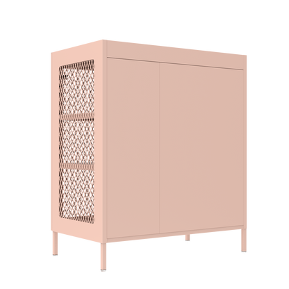 Lynn Metal Sideboard Cabinet - Pink