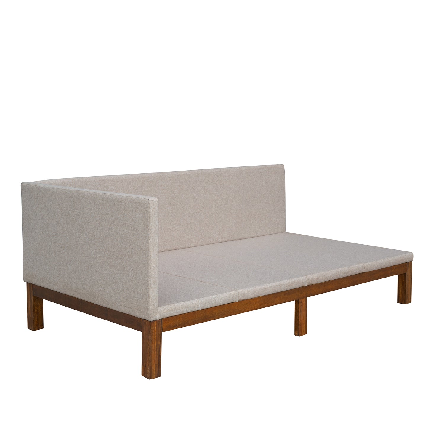 Fumo Twin Size Upholstered Daybed - Beige