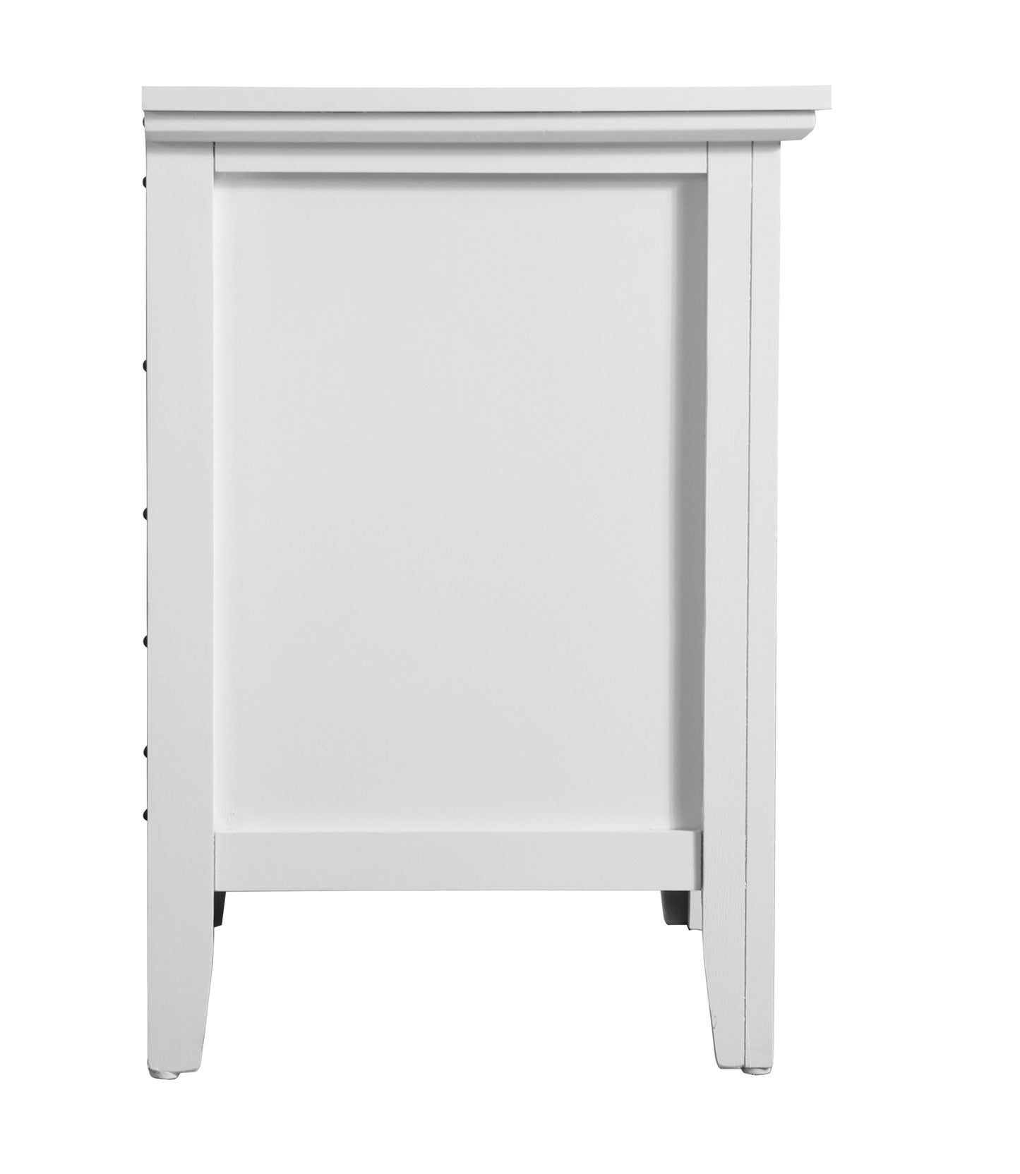 Hammond  3 Drawer Nightstand - White