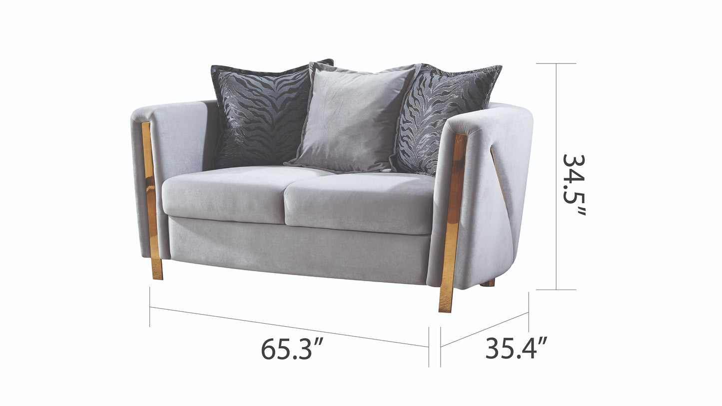 Milo Loveseat - Gray