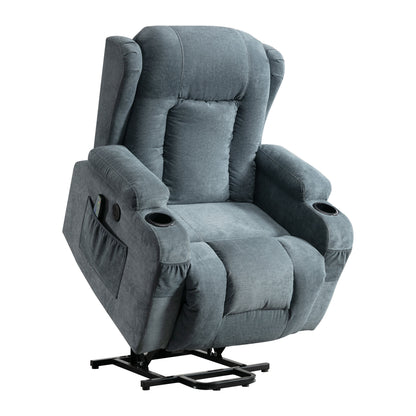 Bonilla Power Lift Recliner Chair - Blue