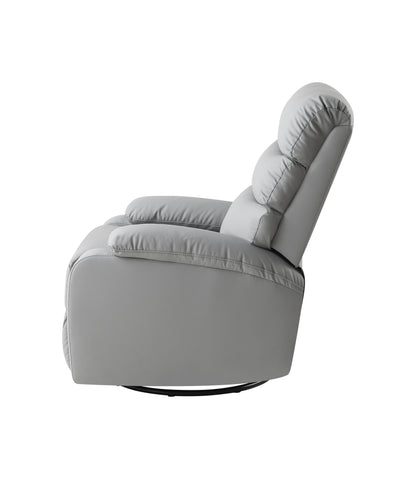 Lexi 360 Degree Swivel Rocking Recliner Chair - Light Gray