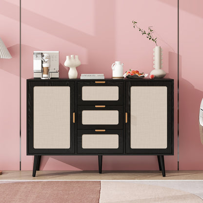 Keith Accent Storage Cabinet - Black