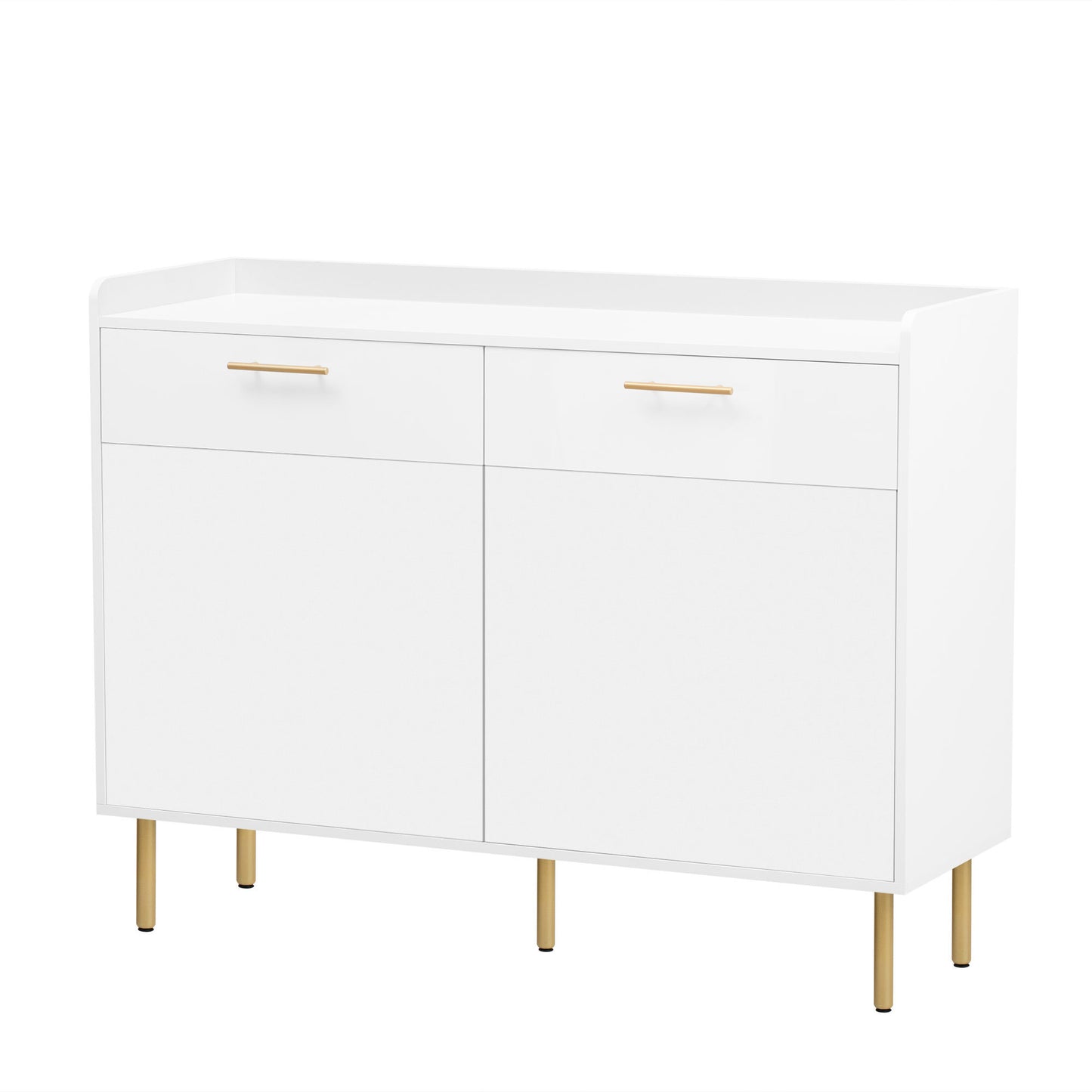 Melo Wooden Storage Cabinet - White