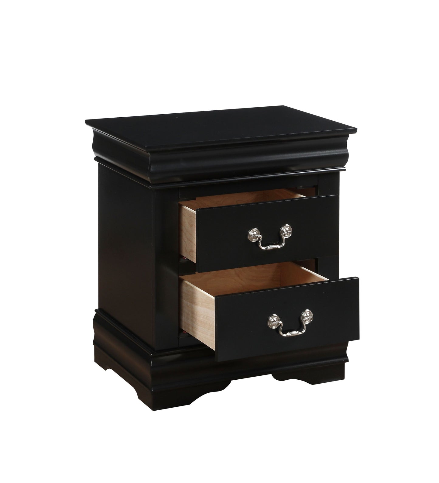 Louis Philippe Nightstand - Black