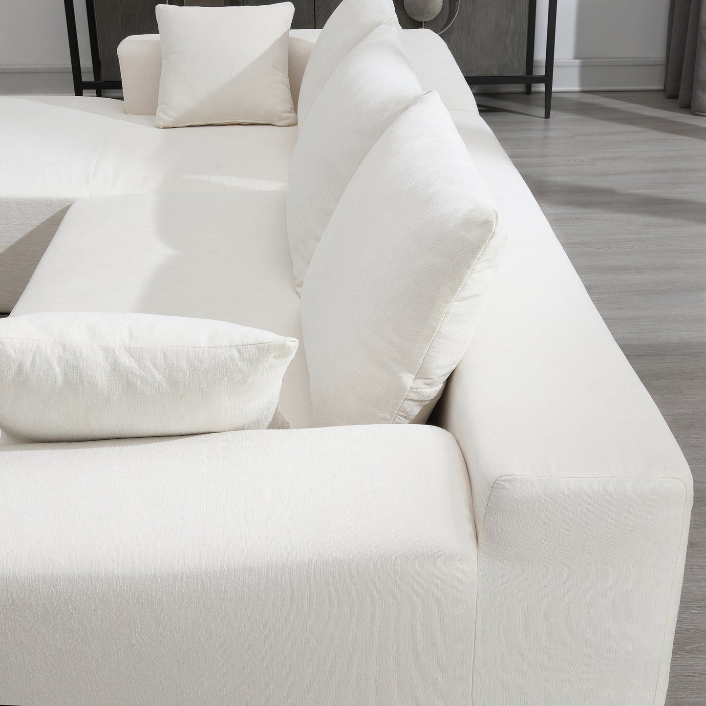 Zoe Modular Sectional Sofa Set - White