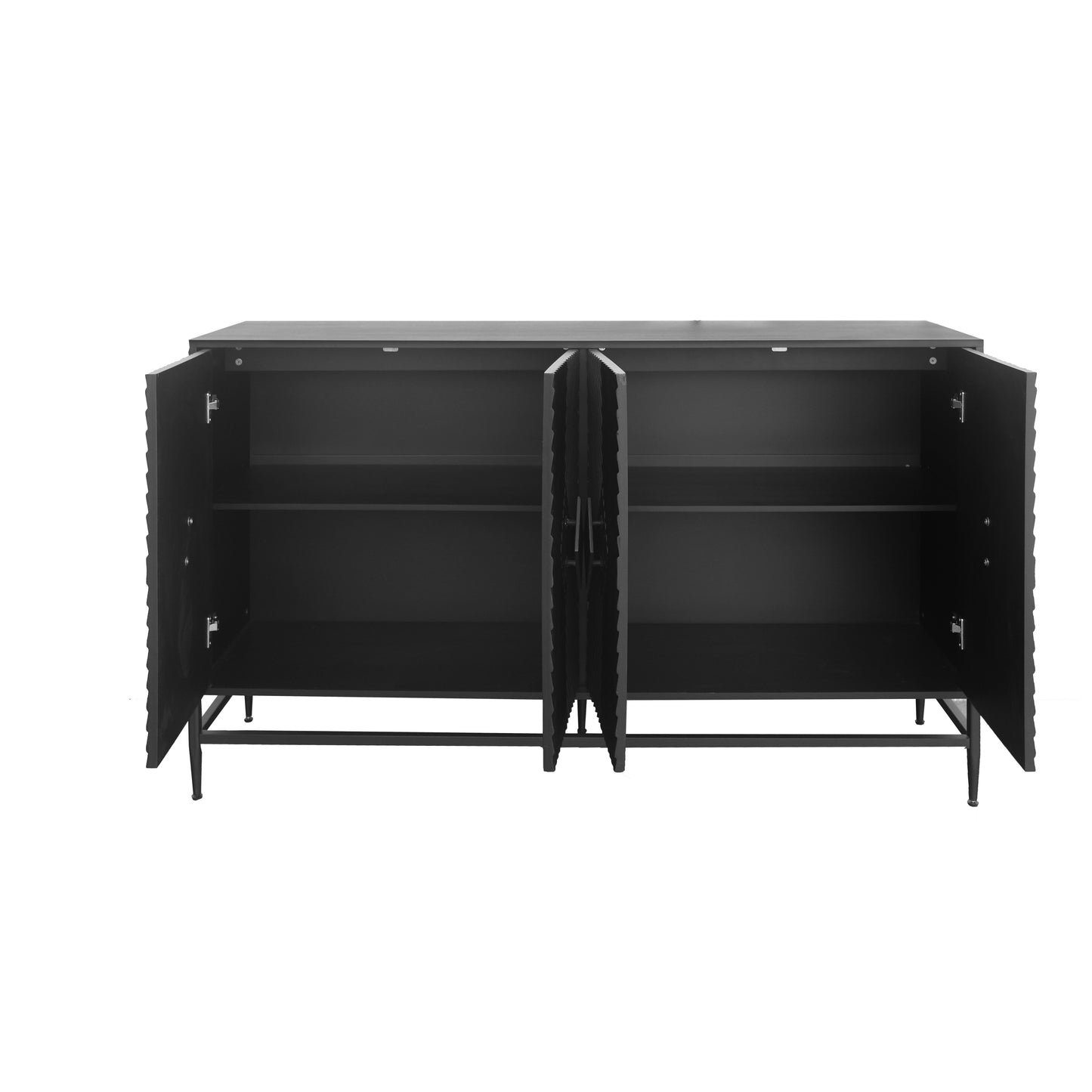 Tricia II Accent Wooden Cabinet - Black