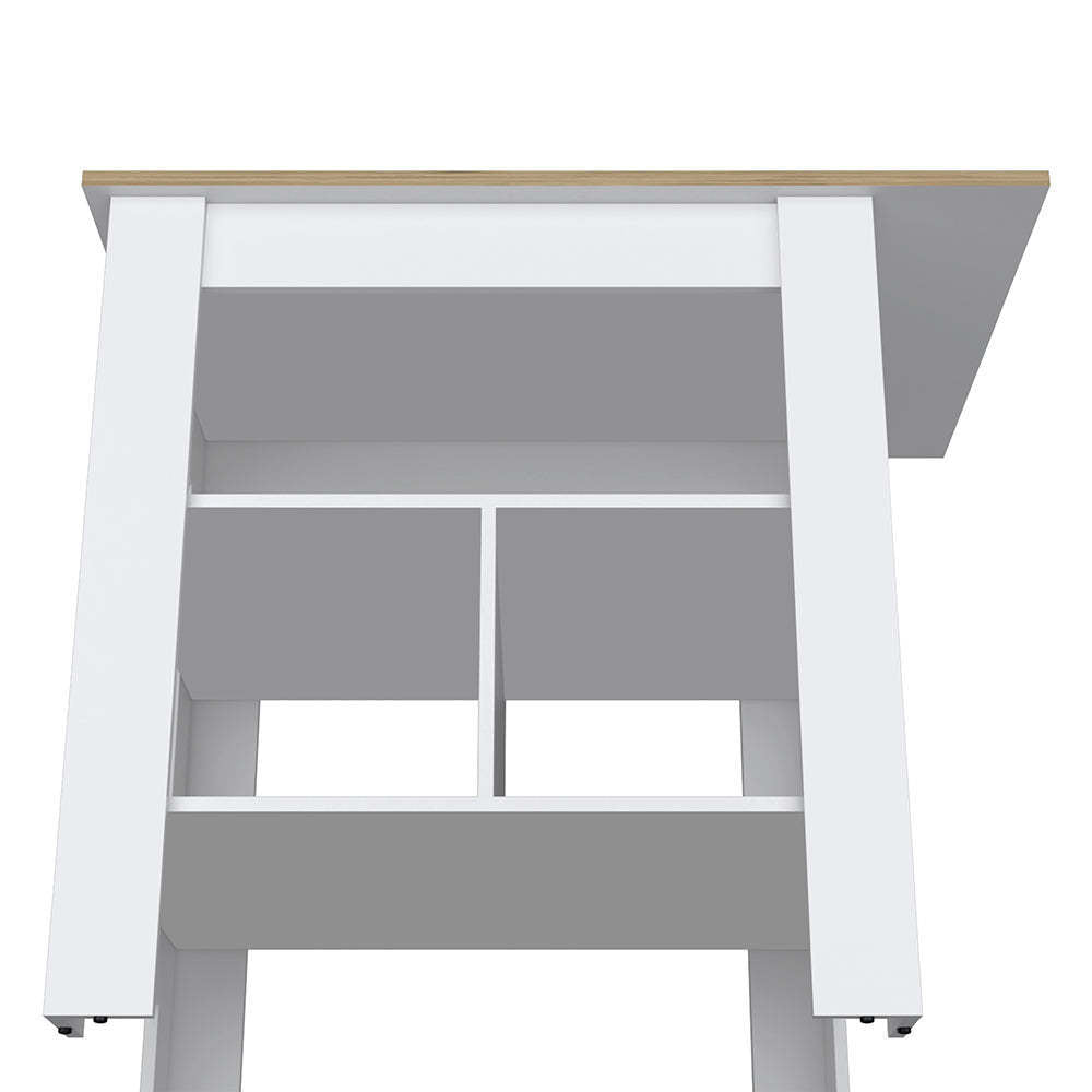 Harmony Hub Kitchen Island - White