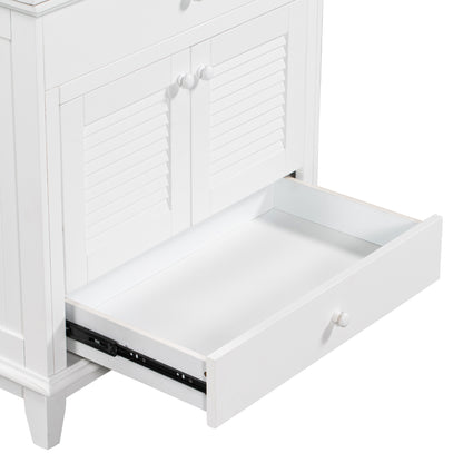 I- Bathroom Vanity - White