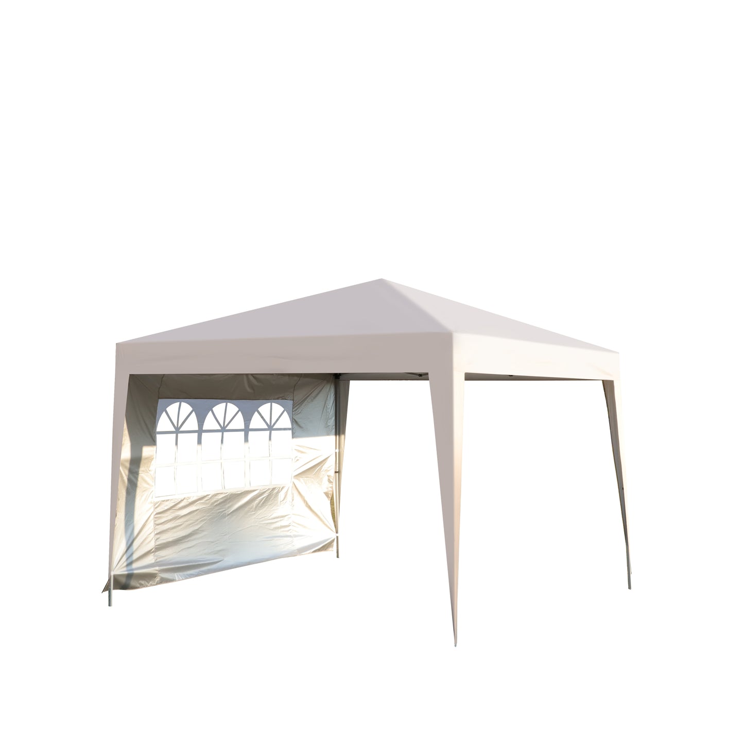 Cami 10 x 10 ft Outdoor Patio Gazebo Canopy Tent - Beige