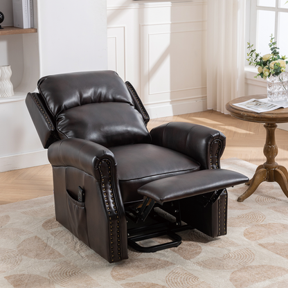 Ramos Power Lift Recliner with Massage - Brown