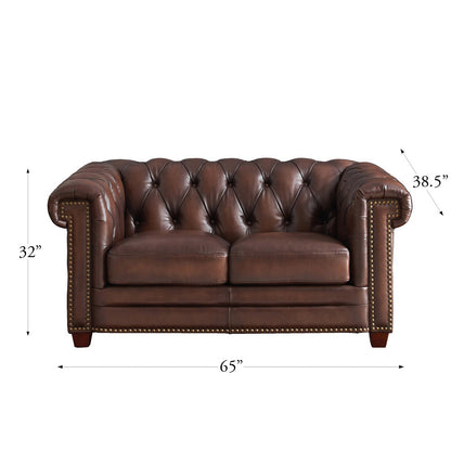 Stanwood Leather Loveseat