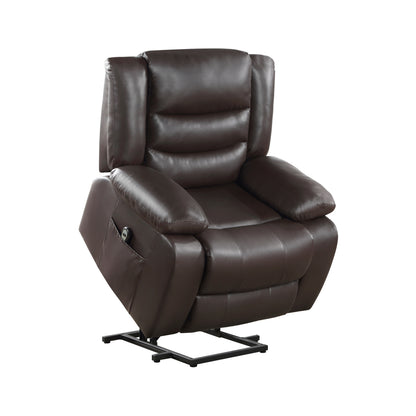 Vada Power Lift Recliner Chair - Dark Brown