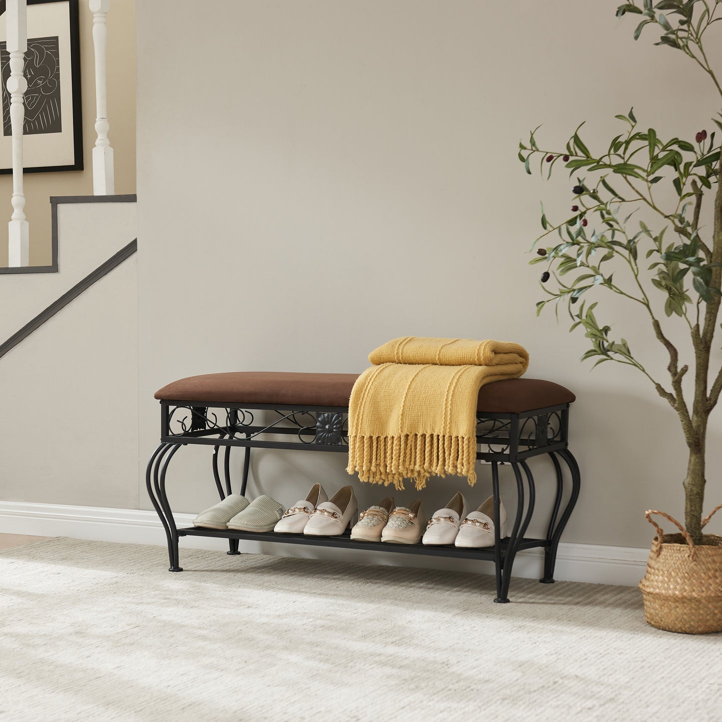 Esha Shoe Rack Bench