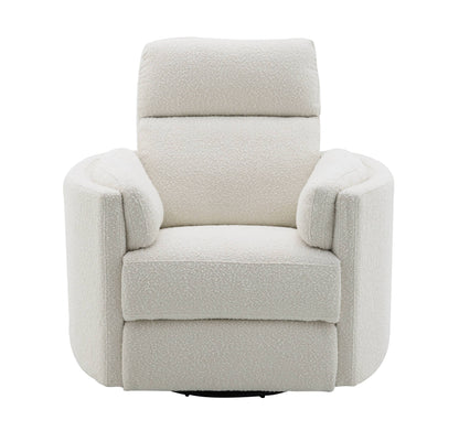 Sagen Swivel Recliner Chair - Beige