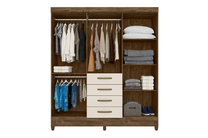 Wardrobe Avai - Brown/Off White