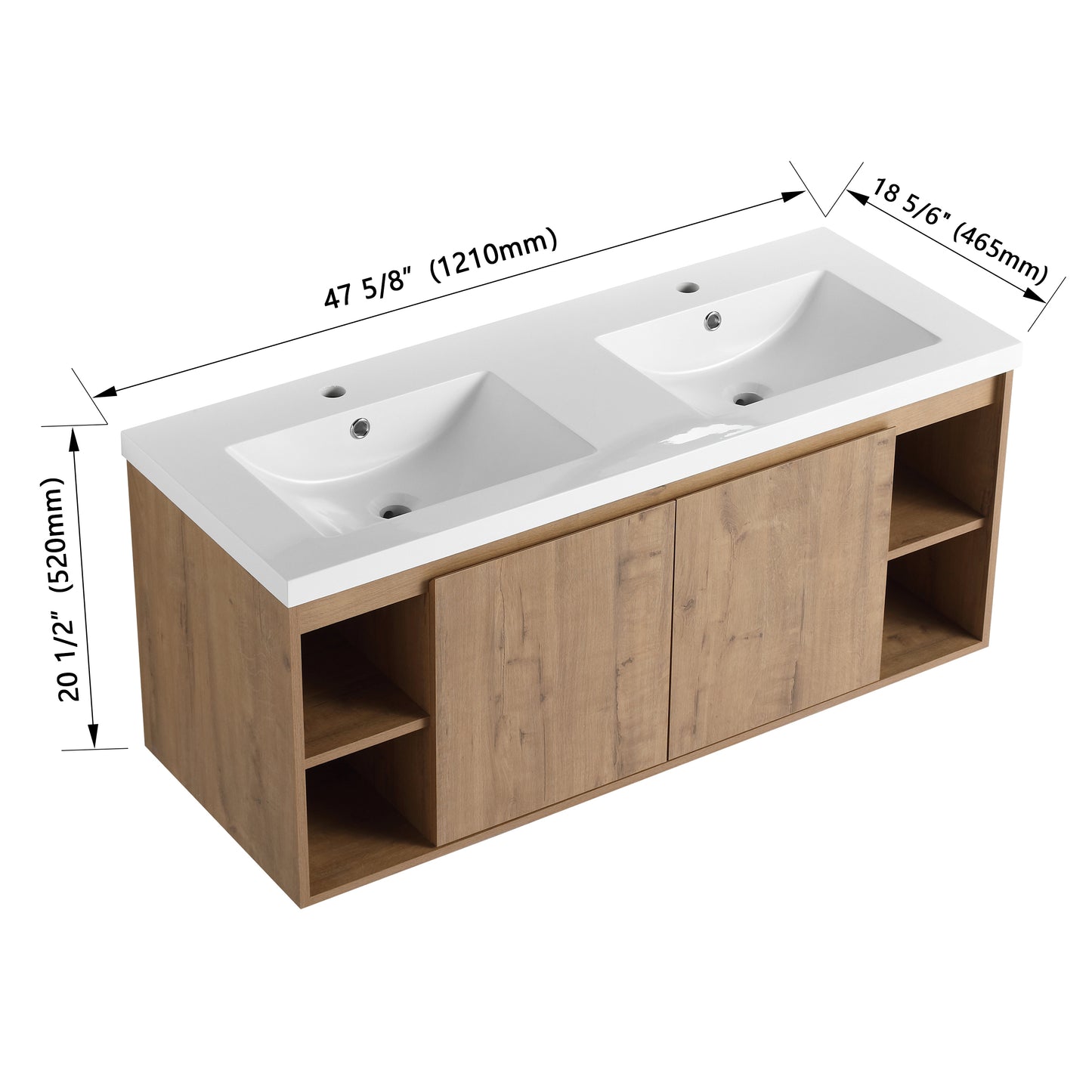 Double Sink Bathroom Vanity