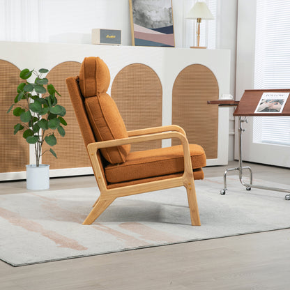 Barton Modern Rocking Chair - Caramel