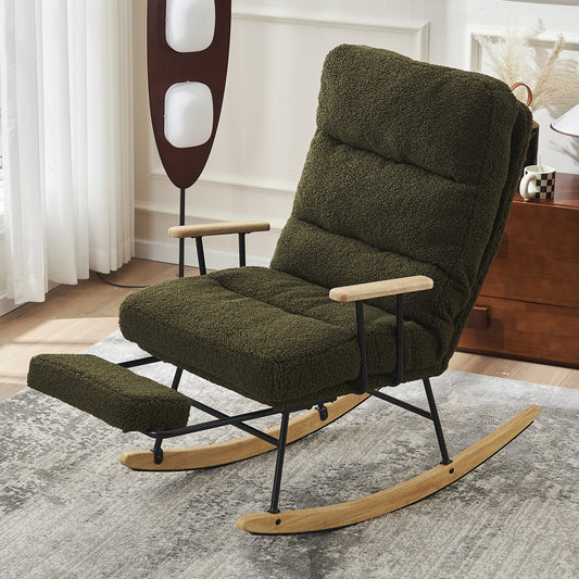 Cordova Gliding Rocking Chair - Green