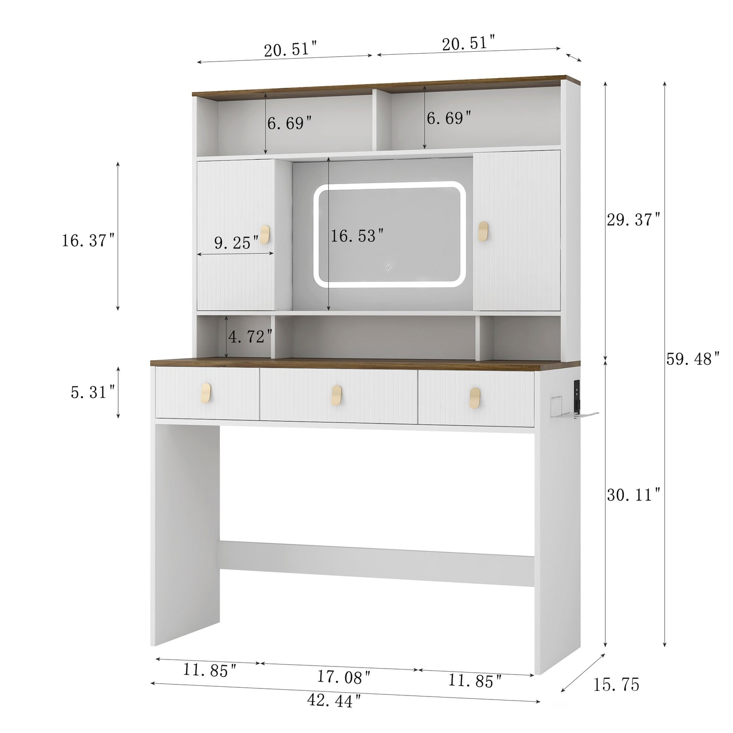 Aysha Makeup Vanity Table