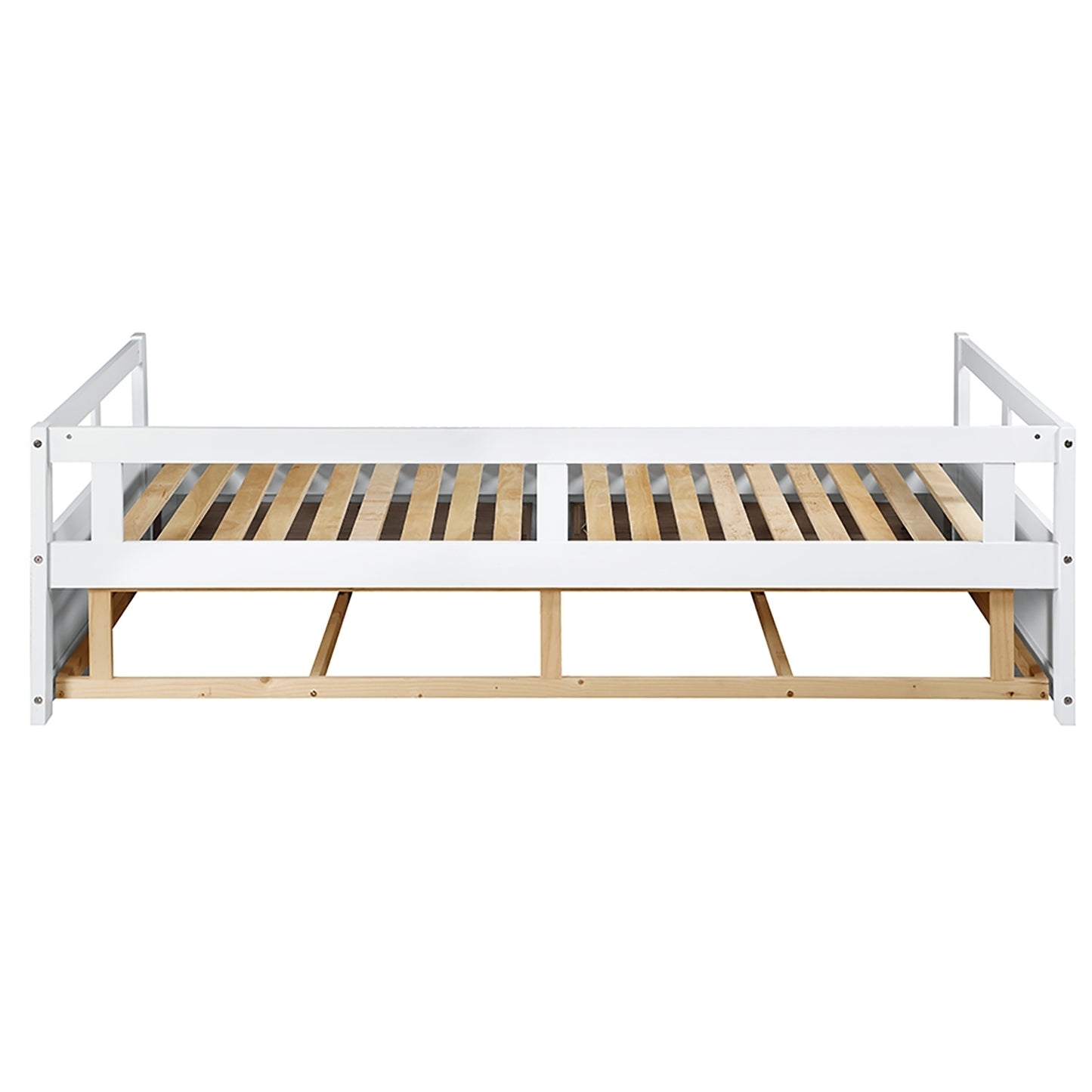 Urban Twin Size Wooden Daybed with 2 Drawers - White