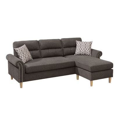 Esme Reversible Sectional Sofa Set  - Tan