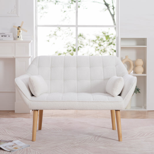 Puffins Comfy Loveseat - White