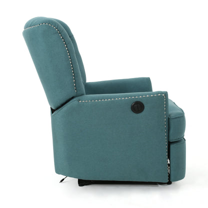 Finley Electric Recliner Chair - Teal