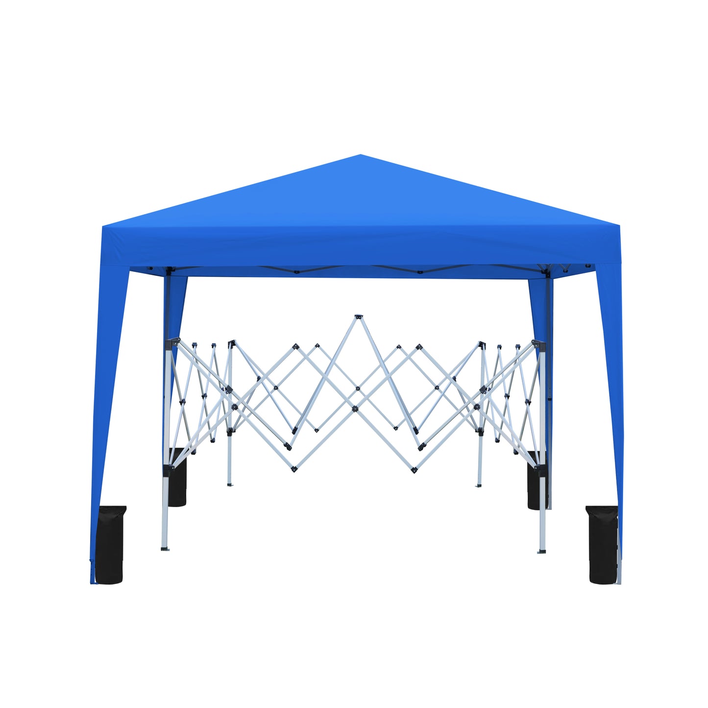 Oneal 10 x 10 ft Pop Up Gazebo Canopy Tent with Sand Bag - Blue