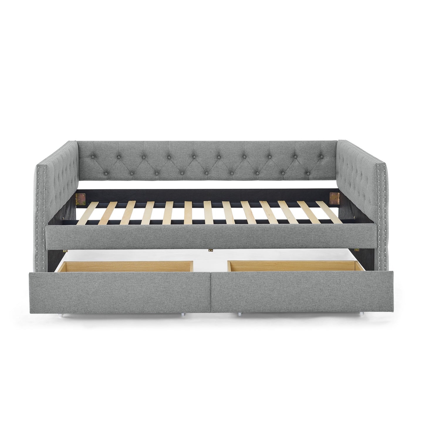 Teza Full Size Daybed with Drawers - Gray