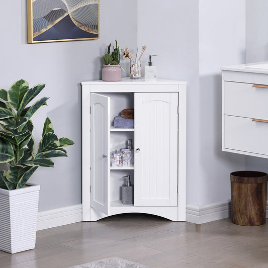 Carson Corner Cabinet - White