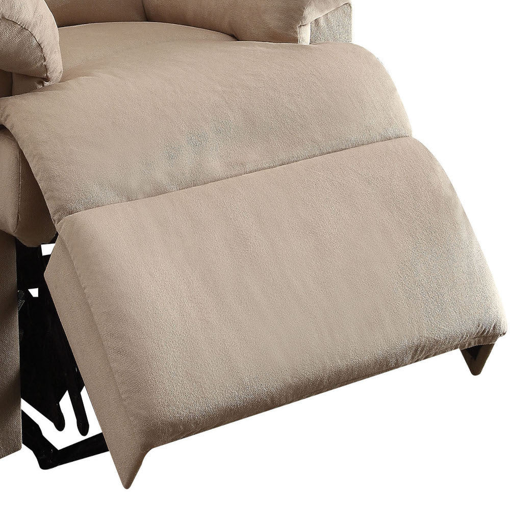 Luciana Recliner with Pillow Top Arm - Beige