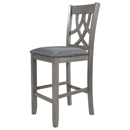 Aisha Counter Height Kitchen Dining Chairs (Set of 2) - Gray