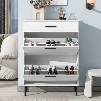 Jona Shoe Cabinet - White