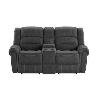 Ferrar Reclining Console Loveseat