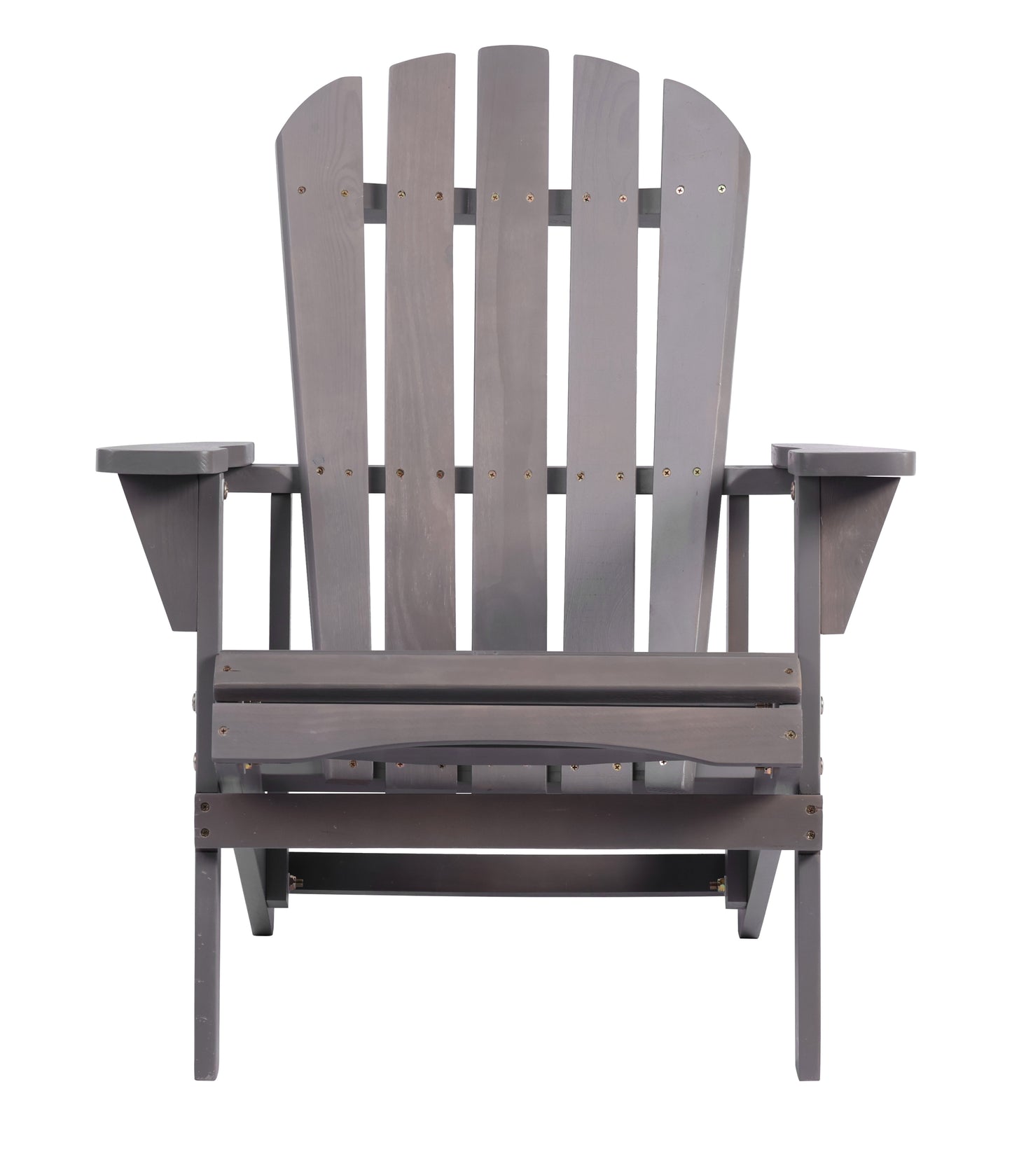 Seymour Outdoor Patio Adirondack Chair Solid Wood - Dark Gray