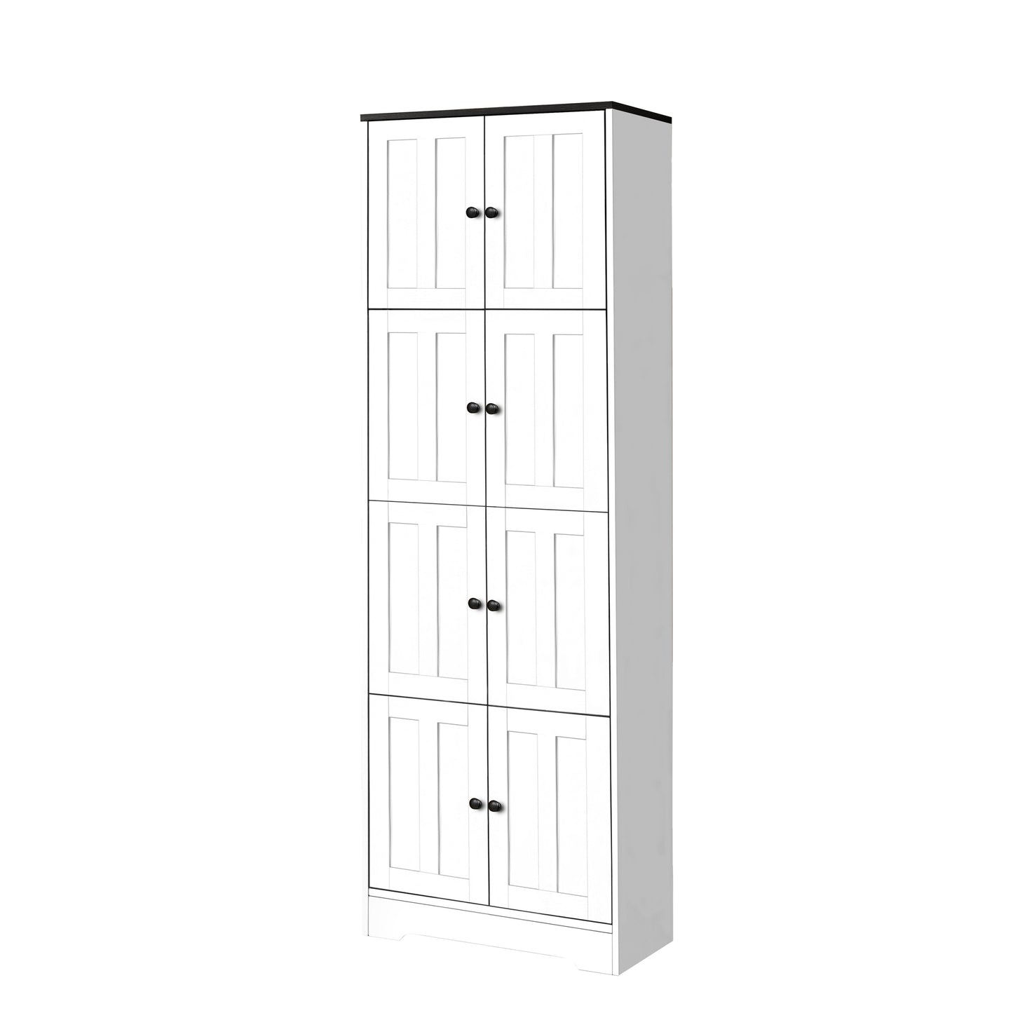 Moore Tall Storage Cabinet - White