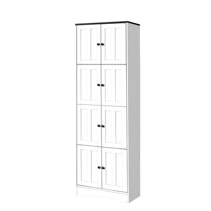 Moore Tall Storage Cabinet - White