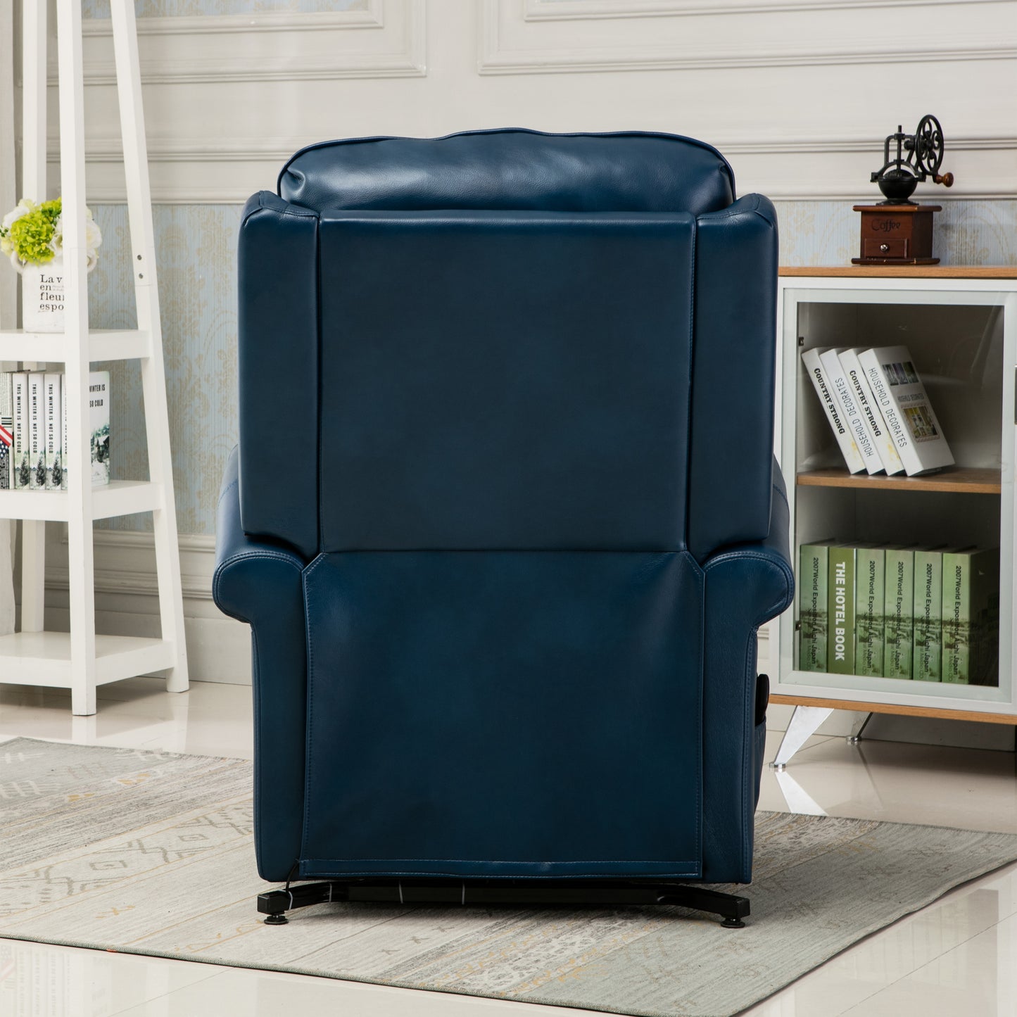 Landis Recliner Chair - Navy Blue