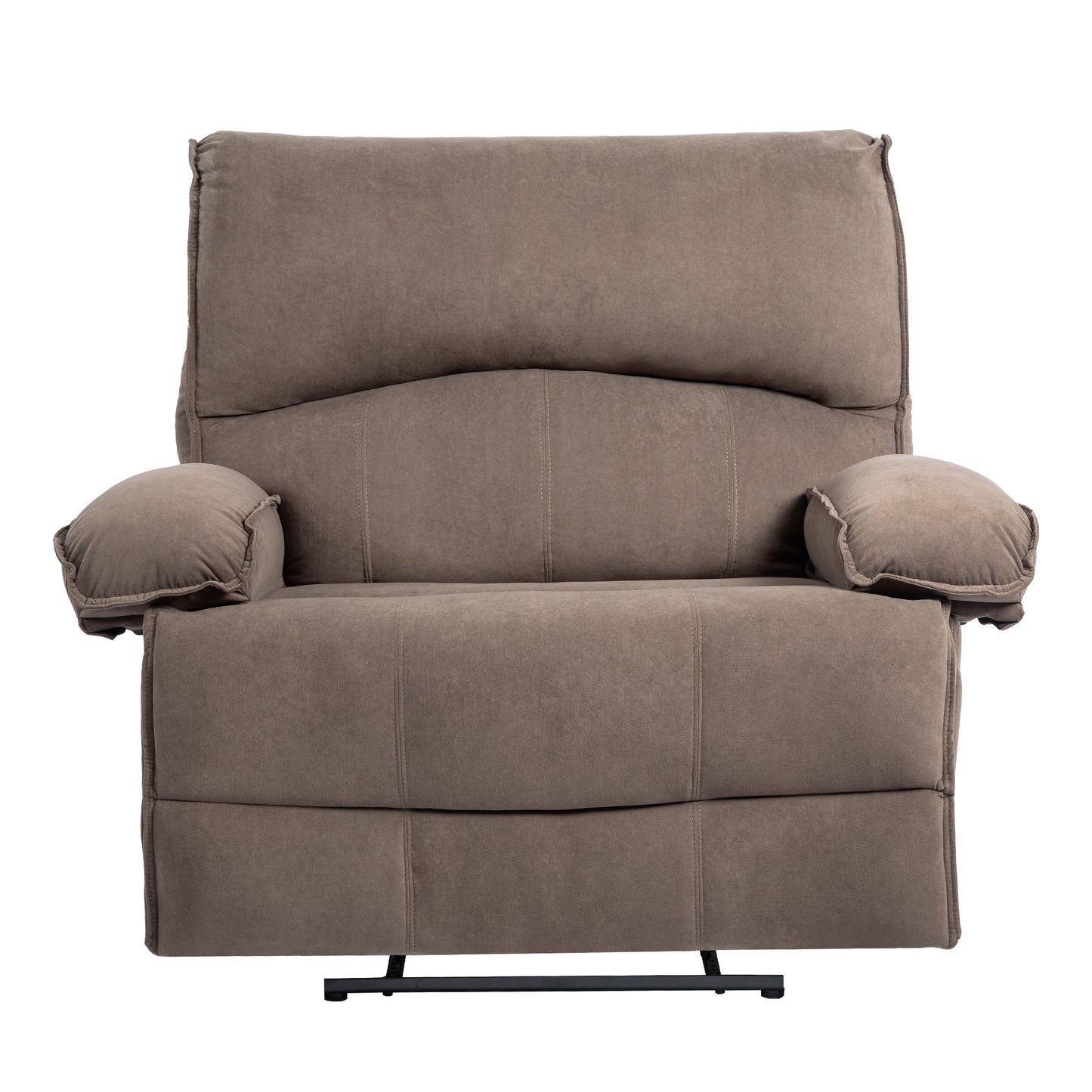 Kenzo Oversized Manual Recliner Chair - Brown