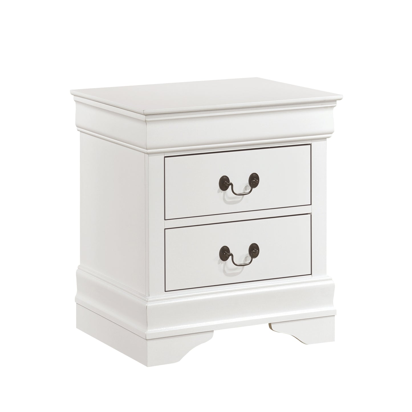 Riviera Colette Antique Nightstand - White